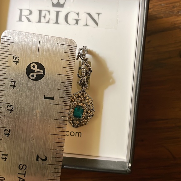 New in Box Bomb Party Villain Earrings lab created tourmaline & genuine quartz - Picture 4 of 5